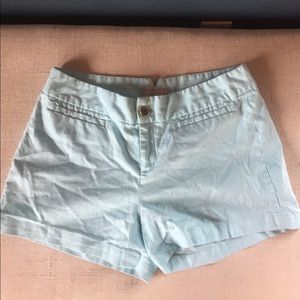 Light teal banana republic shorts